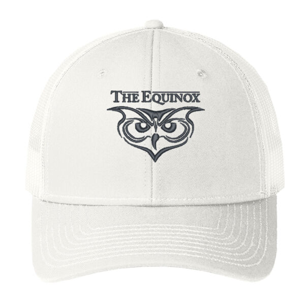 Snapback Trucker Cap  (Black Logo)  Thumbnail